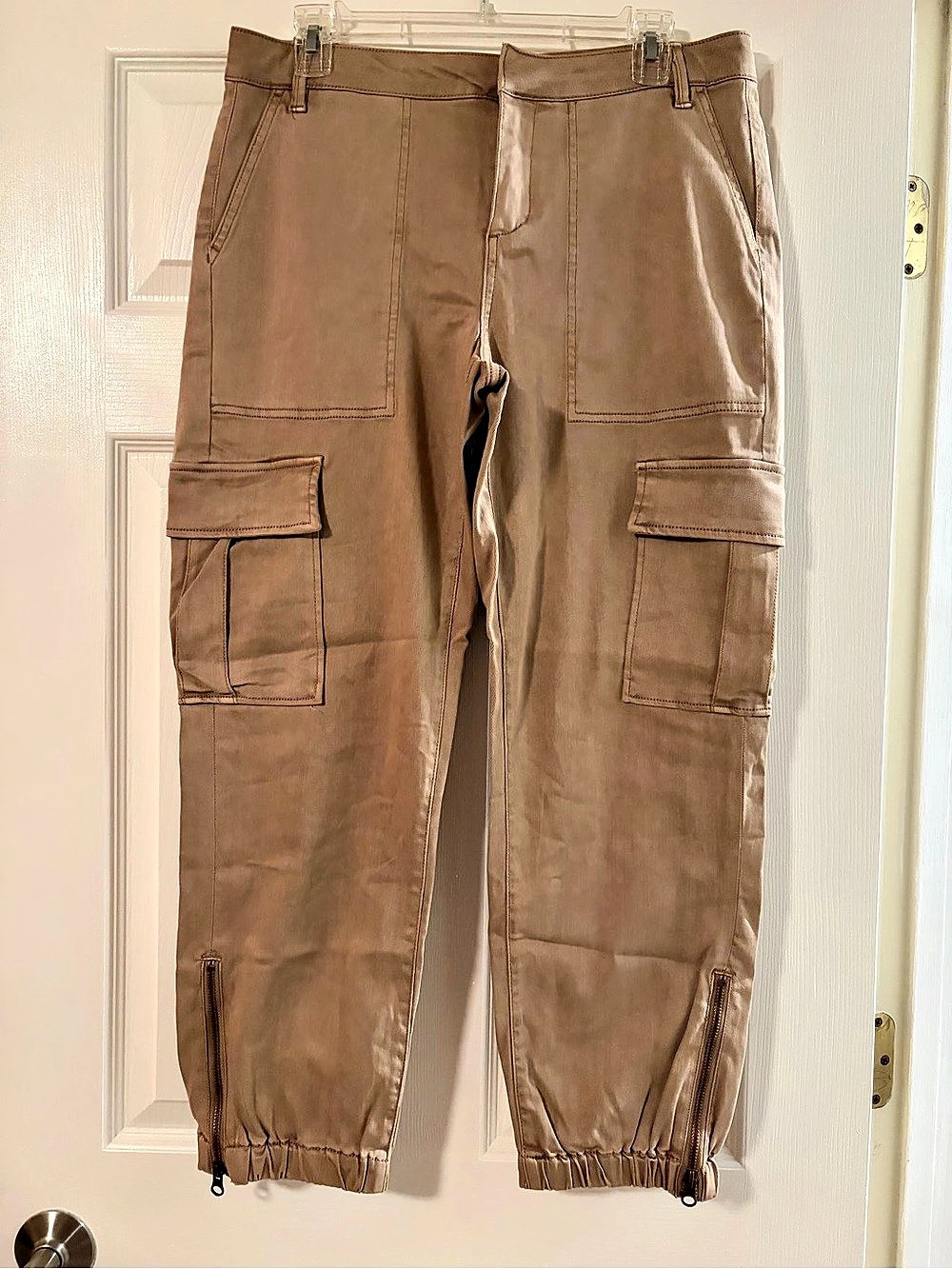 Horizon Cargo Jogger Pants in Brown Like New